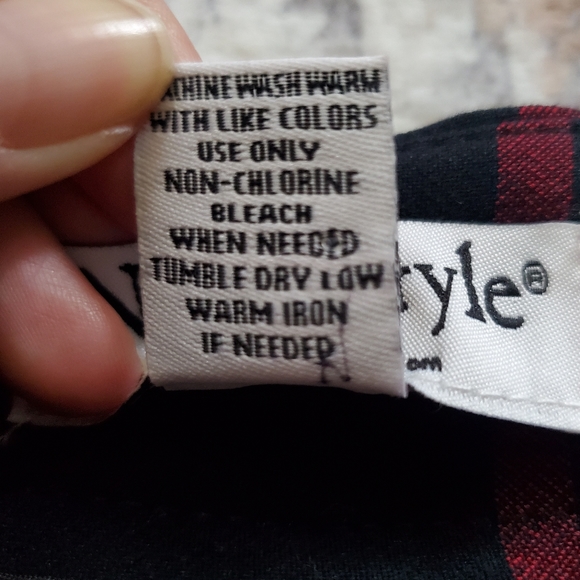 NorthStyle Women's Navy Blue Blazer with Red window Pane Plaid print Sz XL EUC - Picture 11 of 15